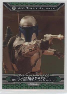 2015 Topps Star Wars Chrome Perspectives: Jedi vs. Sith - [Base] #33-J - Jango Fett