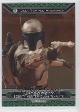 2015 Topps Star Wars Chrome Perspectives: Jedi vs. Sith - [Base] #33-J - Jango Fett