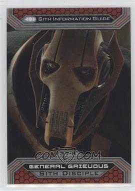 2015 Topps Star Wars Chrome Perspectives: Jedi vs. Sith - [Base] #37-S - General Grievous