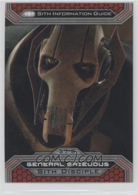 2015 Topps Star Wars Chrome Perspectives: Jedi vs. Sith - [Base] #37-S - General Grievous