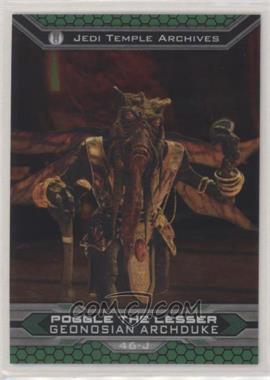 2015 Topps Star Wars Chrome Perspectives: Jedi vs. Sith - [Base] #46-J - Poggle the Lesser