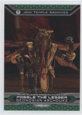 2015 Topps Star Wars Chrome Perspectives: Jedi vs. Sith - [Base] #46-J - Poggle the Lesser