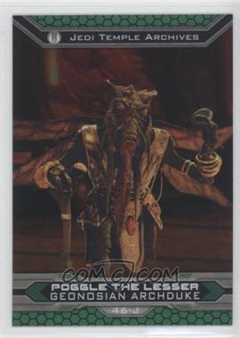 2015 Topps Star Wars Chrome Perspectives: Jedi vs. Sith - [Base] #46-J - Poggle the Lesser