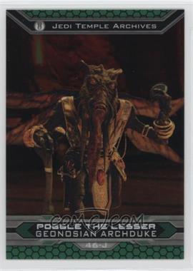 2015 Topps Star Wars Chrome Perspectives: Jedi vs. Sith - [Base] #46-J - Poggle the Lesser