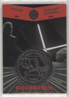 Attack of the Clones - Yoda vs Count Dooku (Duel on Geonosis Vertical) #/150