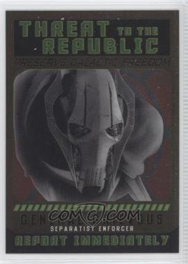 2015 Topps Star Wars Chrome Perspectives: Jedi vs. Sith - Sith Fugitives #4 - General Grievous