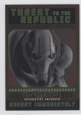 2015 Topps Star Wars Chrome Perspectives: Jedi vs. Sith - Sith Fugitives #4 - General Grievous