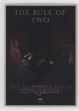 2015 Topps Star Wars Chrome Perspectives: Jedi vs. Sith - Sith Propaganda #6 - The Rule of Two