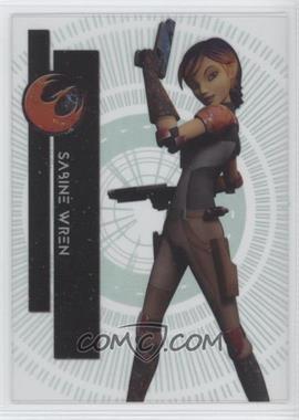 2015 Topps Star Wars High Tek - [Base] - Carbon Freezing Chamber #100 - Form 2 - Sabine Wren