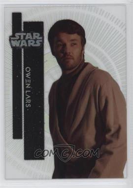 2015 Topps Star Wars High Tek - [Base] - Carbon Freezing Chamber #92 - Form 2 - Owen Lars