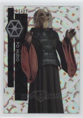 2015 Topps Star Wars High Tek - [Base] - Clouds Diffractor #51 - Form 1 - Po Nudo /25