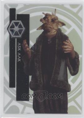 2015 Topps Star Wars High Tek - [Base] - Emperor's Throne Room Win #53 - Form 1 - Ask Aak