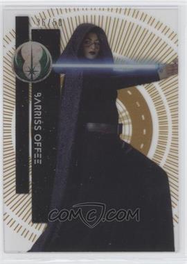 2015 Topps Star Wars High Tek - [Base] - Gold Rainbow #68 - Form 2 - Barriss Offee /50