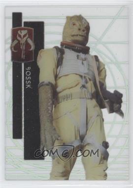 2015 Topps Star Wars High Tek - [Base] - Rebel Alliance Hoth Tactical Screen #14 - Form 1 - Bossk