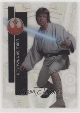 2015 Topps Star Wars High Tek - [Base] - Star Destroyer #1 - Form 1 - Luke Skywalker