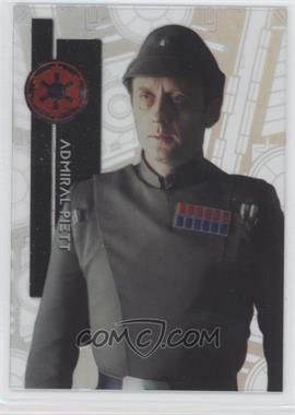 2015 Topps Star Wars High Tek - [Base] - Star Destroyer #21 - Form 1 - Admiral Piett