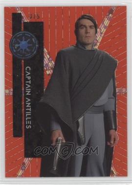 2015 Topps Star Wars High Tek - [Base] - TIE Fighter Wing Red Orbit Diffractor #75 - Form 2 - Captain Antilles /5