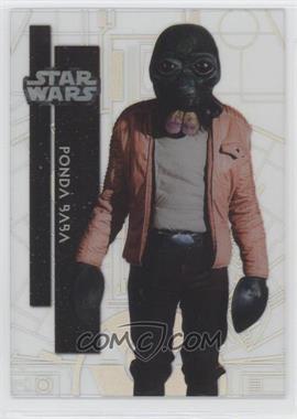 2015 Topps Star Wars High Tek - [Base] - The Millennium Falcon #85 - Form 2 - Ponda Baba