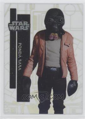 2015 Topps Star Wars High Tek - [Base] - The Millennium Falcon #85 - Form 2 - Ponda Baba