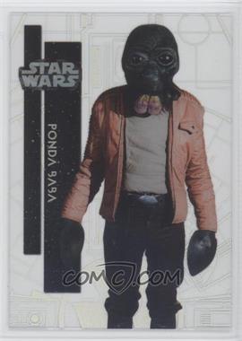 2015 Topps Star Wars High Tek - [Base] - The Millennium Falcon #85 - Form 2 - Ponda Baba