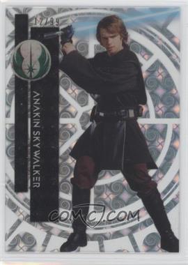 2015 Topps Star Wars High Tek - [Base] - Tidal Diffractor #36 - Form 1 - Anakin Skywalker /99