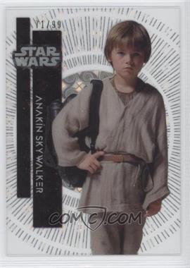 2015 Topps Star Wars High Tek - [Base] - Tidal Diffractor #88 - Form 2 - Anakin Skywalker /99