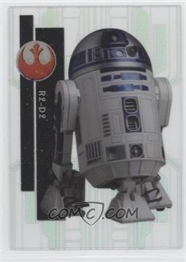 2015 Topps Star Wars High Tek - [Base] - Vader's TIE Fighter #8 - Form 1 - R2-D2