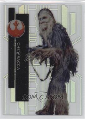 2015 Topps Star Wars High Tek - [Base] - Vader's TIE Fighter #9 - Form 1 - Chewbacca