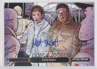 2015 Topps Star Wars Illustrated: The Empire Strikes Back - [Base] - Artist Autographs #4 - Status Update (Matt Busch)