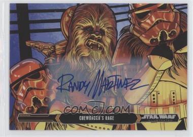 2015 Topps Star Wars Illustrated: The Empire Strikes Back - [Base] - Artist Autographs #79 - Chewbacca's Rage