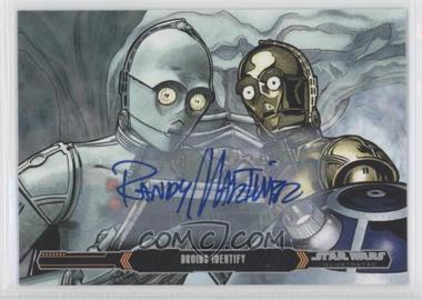 2015 Topps Star Wars Illustrated: The Empire Strikes Back - [Base] - Artist Autographs #9 - Droids Identify