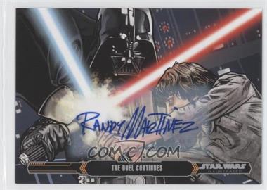 2015 Topps Star Wars Illustrated: The Empire Strikes Back - [Base] - Artist Autographs #93 - The Duel Continues