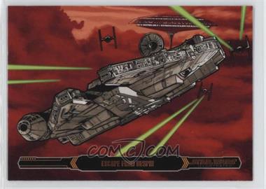2015 Topps Star Wars Illustrated: The Empire Strikes Back - [Base] - Bronze #97 - Escape From Bespin
