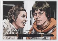 Luke and Leia's Farewell
