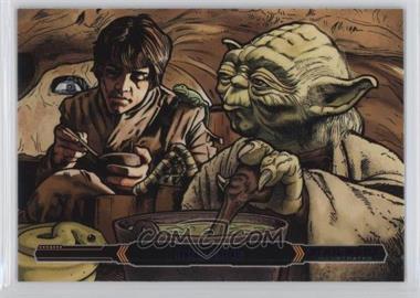 2015 Topps Star Wars Illustrated: The Empire Strikes Back - [Base] - Purple #57 - Dinner at the Hut