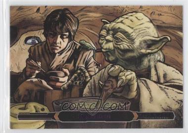 2015 Topps Star Wars Illustrated: The Empire Strikes Back - [Base] - Purple #57 - Dinner at the Hut