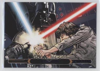 2015 Topps Star Wars Illustrated: The Empire Strikes Back - [Base] - Purple #93 - The Duel Continues