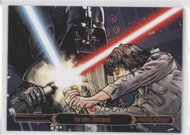 2015 Topps Star Wars Illustrated: The Empire Strikes Back - [Base] - Purple #93 - The Duel Continues