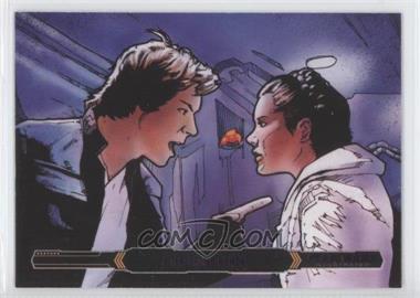 2015 Topps Star Wars Illustrated: The Empire Strikes Back - [Base] #16 - A Tender-ish Moment