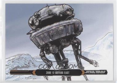 2015 Topps Star Wars Illustrated: The Empire Strikes Back - [Base] #27 - Zone 12 Moving East