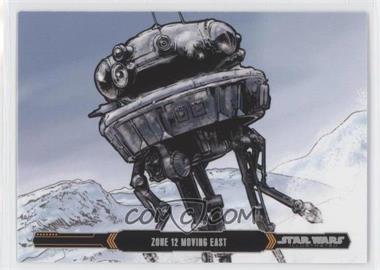 2015 Topps Star Wars Illustrated: The Empire Strikes Back - [Base] #27 - Zone 12 Moving East