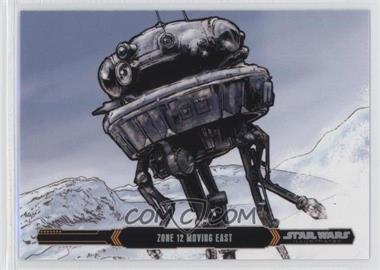 2015 Topps Star Wars Illustrated: The Empire Strikes Back - [Base] #27 - Zone 12 Moving East
