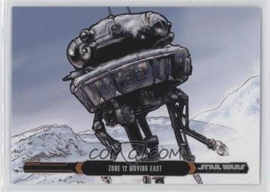 2015 Topps Star Wars Illustrated: The Empire Strikes Back - [Base] #27 - Zone 12 Moving East