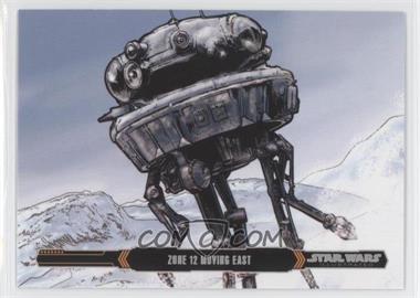 2015 Topps Star Wars Illustrated: The Empire Strikes Back - [Base] #27 - Zone 12 Moving East