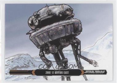 2015 Topps Star Wars Illustrated: The Empire Strikes Back - [Base] #27 - Zone 12 Moving East