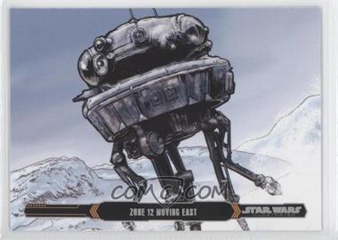 2015 Topps Star Wars Illustrated: The Empire Strikes Back - [Base] #27 - Zone 12 Moving East