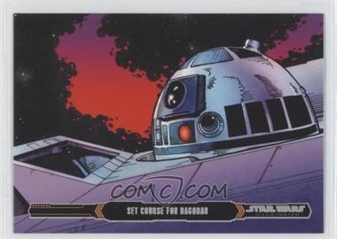 2015 Topps Star Wars Illustrated: The Empire Strikes Back - [Base] #46 - Set Course for Dagobah