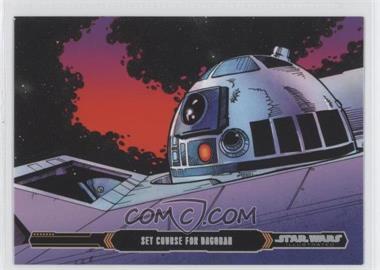 2015 Topps Star Wars Illustrated: The Empire Strikes Back - [Base] #46 - Set Course for Dagobah