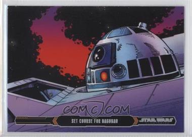 2015 Topps Star Wars Illustrated: The Empire Strikes Back - [Base] #46 - Set Course for Dagobah