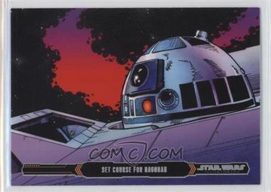 2015 Topps Star Wars Illustrated: The Empire Strikes Back - [Base] #46 - Set Course for Dagobah